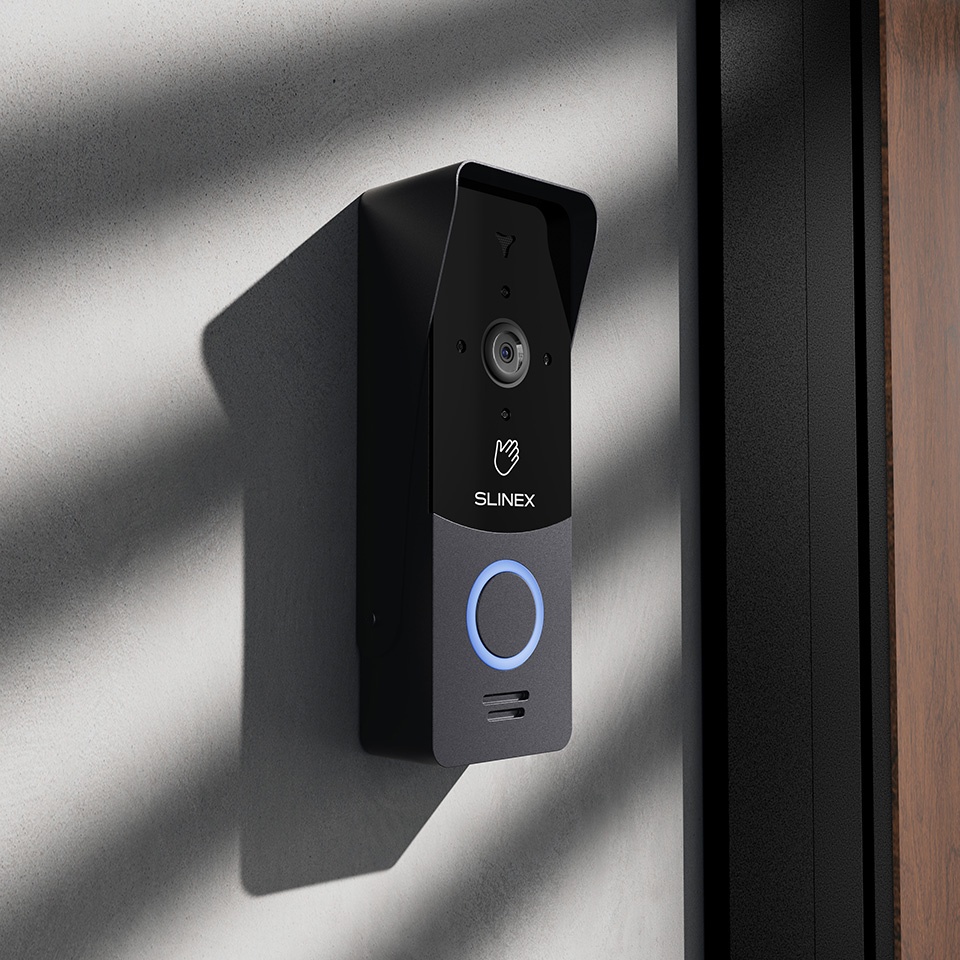 Демонстрация бесконтактного вызова Touchless на панели Slinex ML-20TLHD